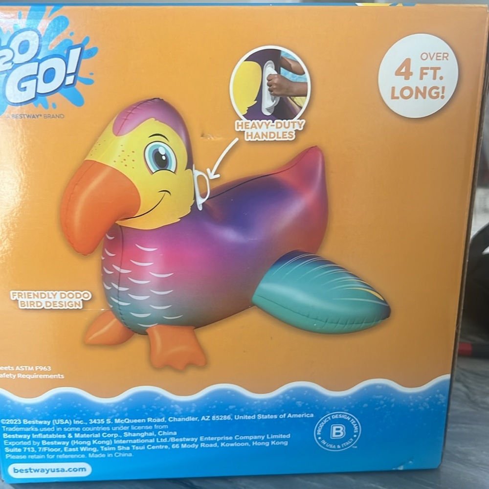 H2O GO Dandy Dodo Ride on Inflatable - Picture 2 of 2